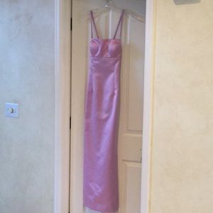 Nicole Miller dusty rose formal dress